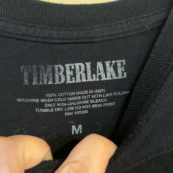 Justin Timberlake Man of The Woods Tour TShirt Black Medium Short Sleeve - Picture 7 of 9